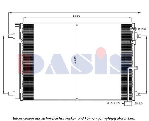 AKS DASIS Lauhdutin, ilmastointilaite 482027N